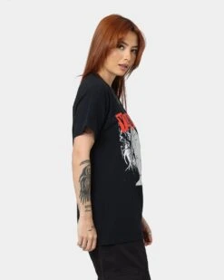 YUNGBLUD Universal Music X YUNGBLUD Stencil Photo T-Shirt Black -Sportswear Women Store 08001075 YB001 womens 0050