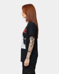 YUNGBLUD Universal Music X YUNGBLUD Stencil Photo T-Shirt Black -Sportswear Women Store 08001075 YB001 womens 0060