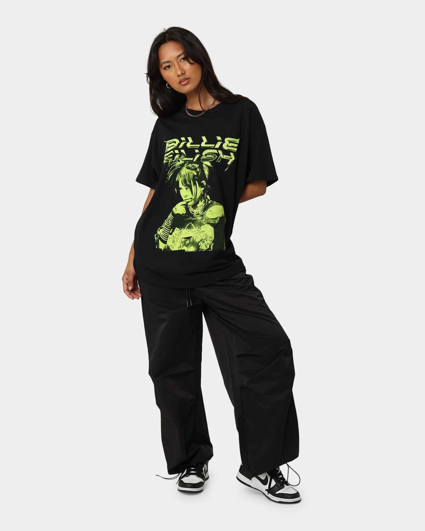 Billie Eilish Illustration T-Shirt Black 4 Billie Eilish Illustration T-Shirt Black - Image 2
