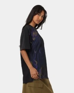 Disney Chernabog Vintage T-Shirt Washed Black -Sportswear Women Store 08001158 YW607 womens 0050