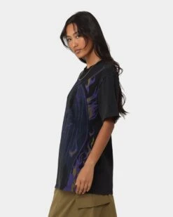 Disney Chernabog Vintage T-Shirt Washed Black -Sportswear Women Store 08001158 YW607 womens 0060