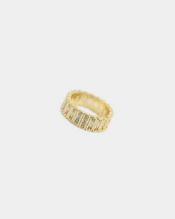 Raising Hell Women's Light Catcher Ring Gold -Sportswear Women Store 09000545 YG200 default 0030