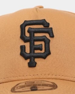 New Era San Francisco Giants 9FORTY A-Frame Snapback Wheat -Sportswear Women Store 191322923853 default 0045