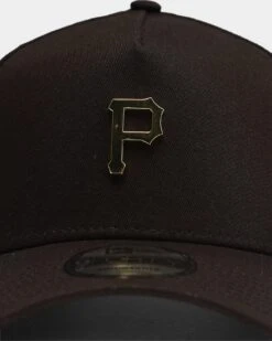 New Era Pittsburgh Pirates Mini Metal 9FORTY A-Frame Snapback Black/Gold -Sportswear Women Store 191715365192 default 0060