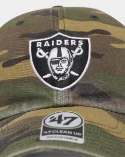 '47 BRAND 47 Brand Las Vegas Raiders 47 Clean Up Strapback Camo -Sportswear Women Store 192309613590 default 0050