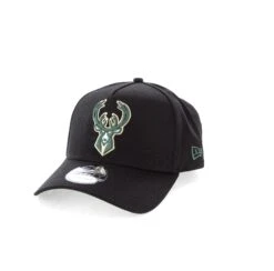 New Era Milwaukee Bucks NBA 9FORTY A-Frame Snapback Black 12 New Era Milwaukee Bucks NBA 9FORTY A-Frame Snapback Black -Sportswear Women Store 192525849919 normal 0020