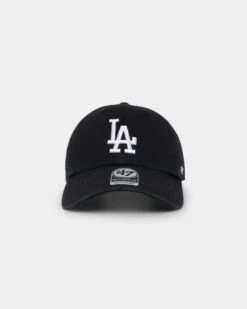 '47 BRAND 47 Brand Los Angeles Dodgers Clean Up Strapback Black