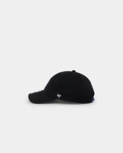 '47 BRAND 47 Brand Los Angeles Dodgers Clean Up Strapback Black -Sportswear Women Store 194165059871 default 000040