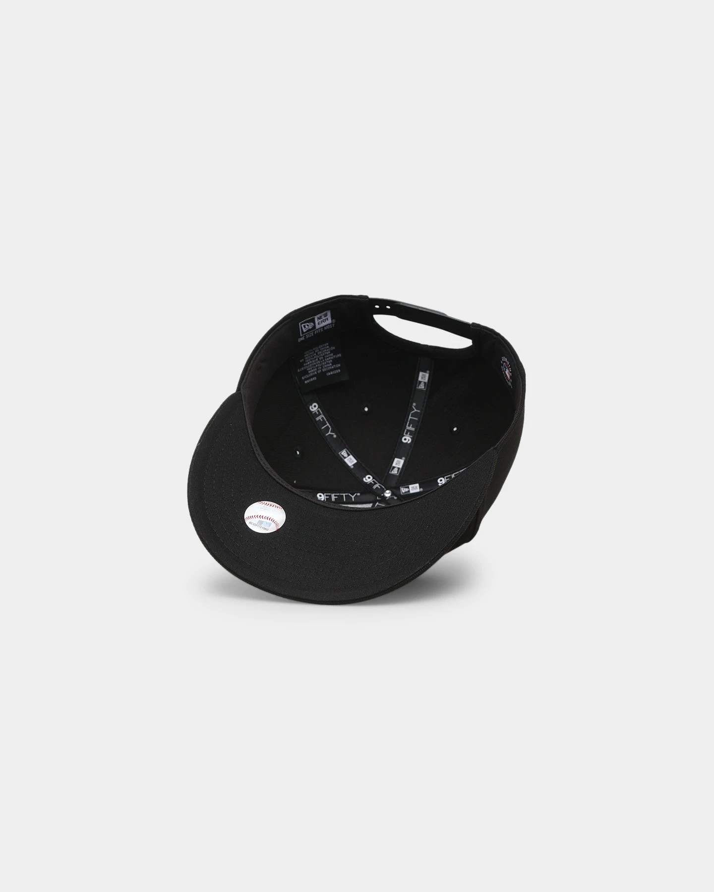 New Era Los Angeles Dodgers 9FIFTY High Crown Precurved Snapback Black/Black 8 New Era Los Angeles Dodgers 9FIFTY High Crown Precurved Snapback Black/Black - Image 6