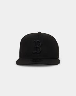 New Era Boston Red Sox 9FIFTY High Crown Snapback Black/Black