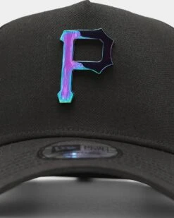 New Era Pittsburgh Pirates 'Metal Badge' 9FORTY K-Frame Snapback Black/Iridescent -Sportswear Women Store 194457736442 default 0050