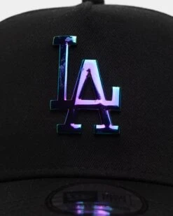New Era Los Angeles Dodgers 'Metal Badge' 9FORTY K-Frame Snapback Black/Iridescent 12 New Era Los Angeles Dodgers 'Metal Badge' 9FORTY K-Frame Snapback Black/Iridescent -Sportswear Women Store 194457736541 default 00050