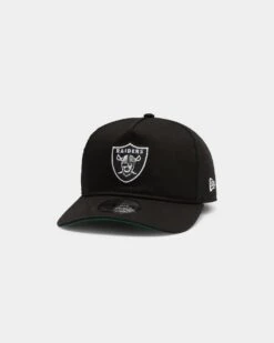 New Era Men's Raiders Mini Logo Old Golfer Snapback Black/OTC