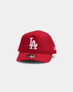 New Era Infant Los Angeles Dodgers 9FORTY A-Frame Stretch Fit Scarlet/White