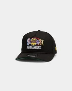 New Era Los Angeles Lakers 16X Champs CRC Old Golfer Snapback Black/OTC