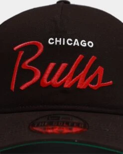 New Era Chicago Bulls Script Old Golfer Snapback Black -Sportswear Women Store 195131791337 default 0060