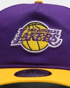 New Era Los Angeles Lakers Old Golfer Snapback Purple/Yellow -Sportswear Women Store 195488150696 default 0060