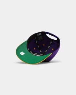 New Era Los Angeles Lakers Old Golfer Snapback Purple/Yellow -Sportswear Women Store 195488150696 default 0070