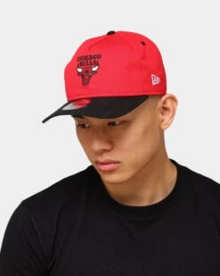 New Era Chicago Bulls Old Golfer Snapback Red/Black 17 New Era Chicago Bulls Old Golfer Snapback Red/Black -Sportswear Women Store 195488150856 mens 0100