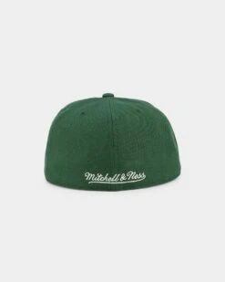 Mitchell & Ness Milwaukee Bucks 'Team Ground 2.0 Hardwood Classics' Fitted Green -Sportswear Women Store 195563745489 default 0020