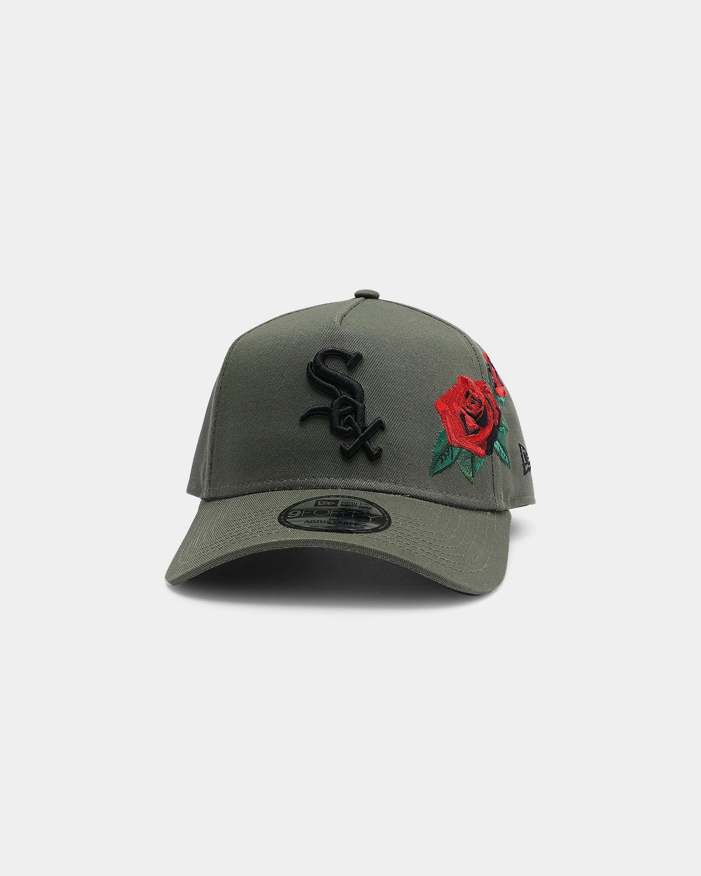 New Era Chicago White Sox Rose Hit 9FORTY A-Frame Snapback Olive/Black 3 New Era Chicago White Sox Rose Hit 9FORTY A-Frame Snapback Olive/Black