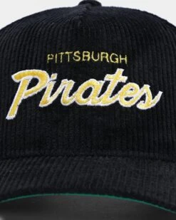 New Era Pittsburgh Pirates "Black Cord" Old Golfer Snapback Black -Sportswear Women Store 195599743183 default 0060