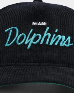 New Era Miami Dolphins "Black Cord" Old Golfer Snapback Black -Sportswear Women Store 195599743459 default 0060