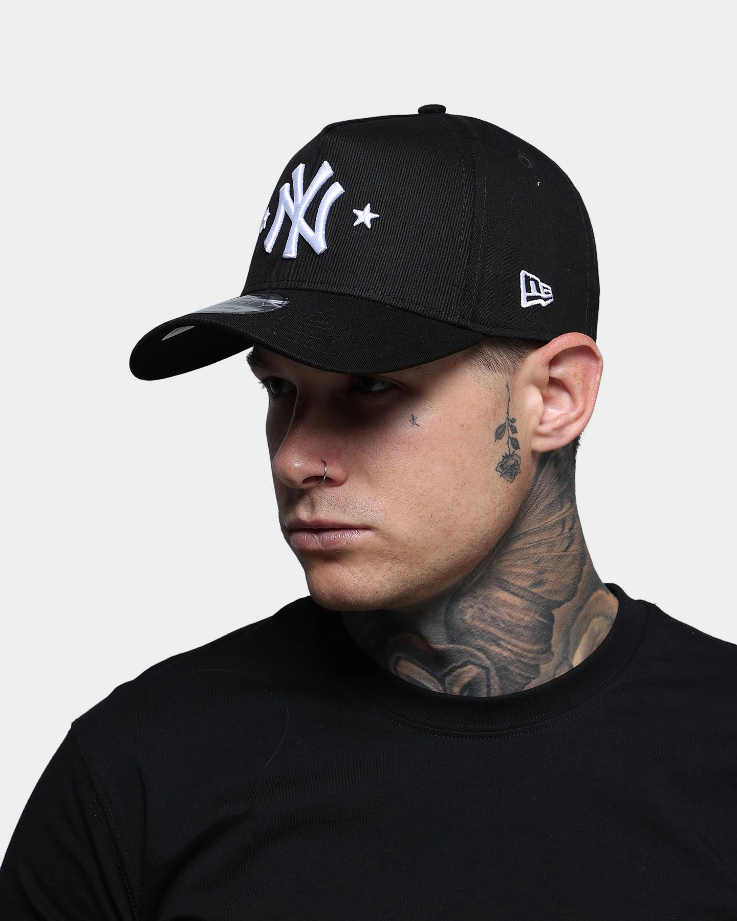 New Era New York Yankees Star Logo 9FORTY A-Frame Snapback Black 10 New Era New York Yankees Star Logo 9FORTY A-Frame Snapback Black - Image 8