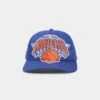 New Era New York Knicks 'Oversized Team Logo' Old Golfer Snapback Blue/Orange -Sportswear Women Store 195853390276 default 0010