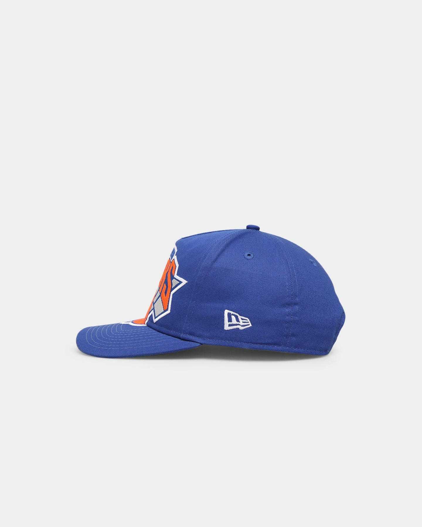 New Era New York Knicks 'Oversized Team Logo' Old Golfer Snapback Blue/Orange 7 New Era New York Knicks 'Oversized Team Logo' Old Golfer Snapback Blue/Orange - Image 5