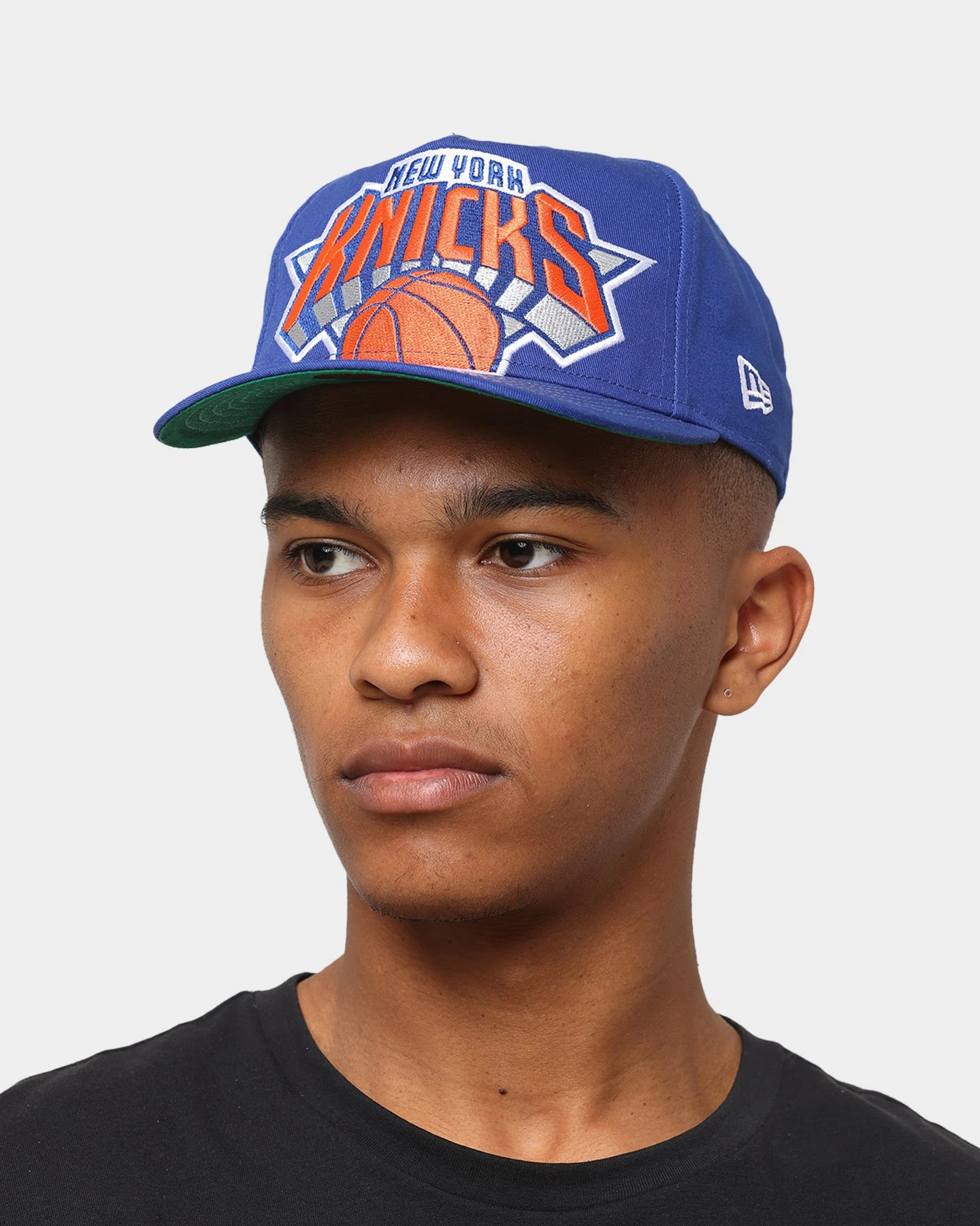 New Era New York Knicks 'Oversized Team Logo' Old Golfer Snapback Blue/Orange 10 New Era New York Knicks 'Oversized Team Logo' Old Golfer Snapback Blue/Orange - Image 8