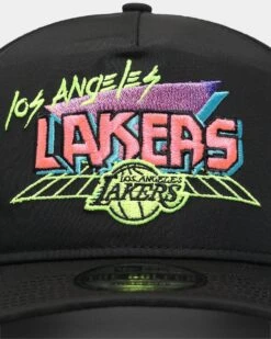 New Era Los Angeles Lakers 'Neon Vice Prolight' Old Golfer Snapback Black 16 New Era Los Angeles Lakers 'Neon Vice Prolight' Old Golfer Snapback Black -Sportswear Women Store 195853559154 default 0050