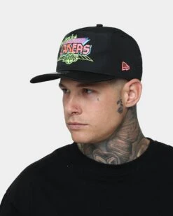 New Era Los Angeles Lakers 'Neon Vice Prolight' Old Golfer Snapback Black 12 New Era Los Angeles Lakers 'Neon Vice Prolight' Old Golfer Snapback Black -Sportswear Women Store 195853559154 mens 0012