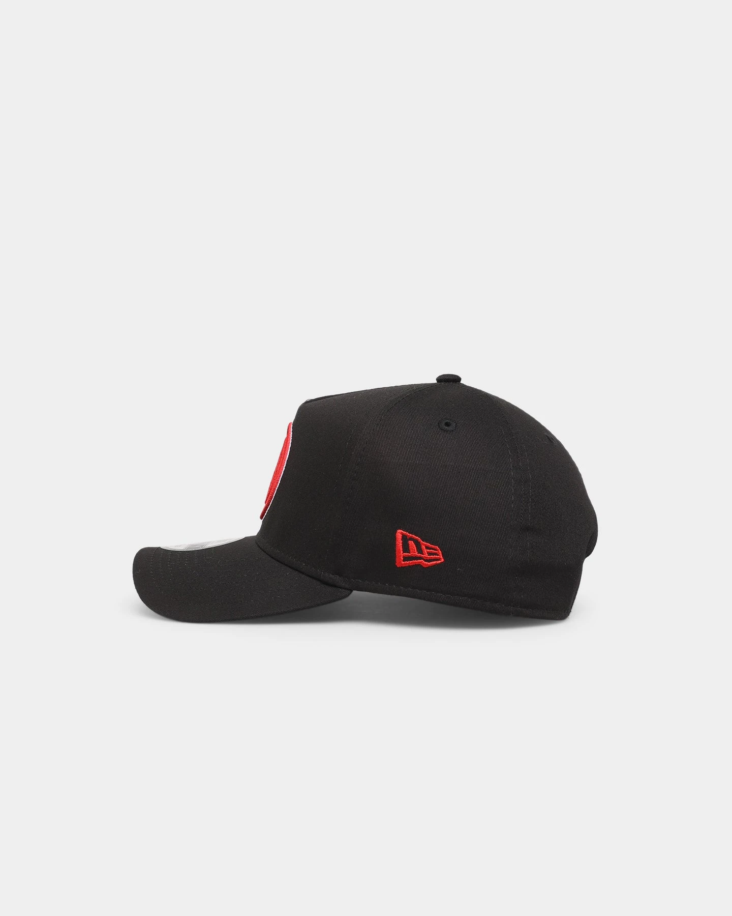 New Era Brooklyn Nets 'Black/Scarlet' 9FORTY A-Frame Snapback Black 6 New Era Brooklyn Nets 'Black/Scarlet' 9FORTY A-Frame Snapback Black - Image 4