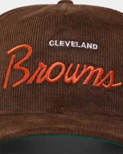 New Era Cleveland Browns 'OG Team Coloured Cord' Script Old Golfer Snapback Brown 15 New Era Cleveland Browns 'OG Team Coloured Cord' Script Old Golfer Snapback Brown -Sportswear Women Store 196172746911 default 0050