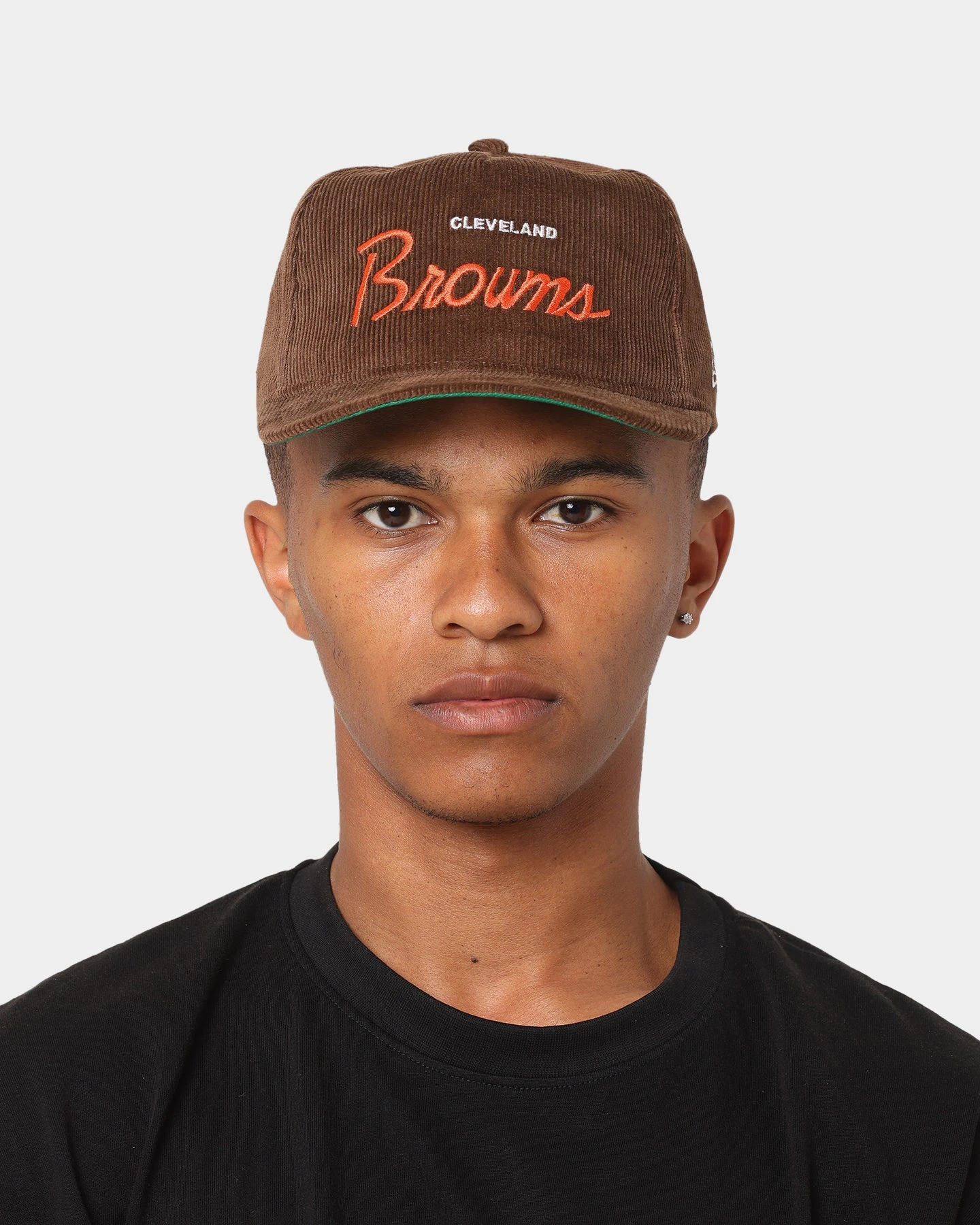 New Era Cleveland Browns 'OG Team Coloured Cord' Script Old Golfer Snapback Brown 4 New Era Cleveland Browns 'OG Team Coloured Cord' Script Old Golfer Snapback Brown - Image 2