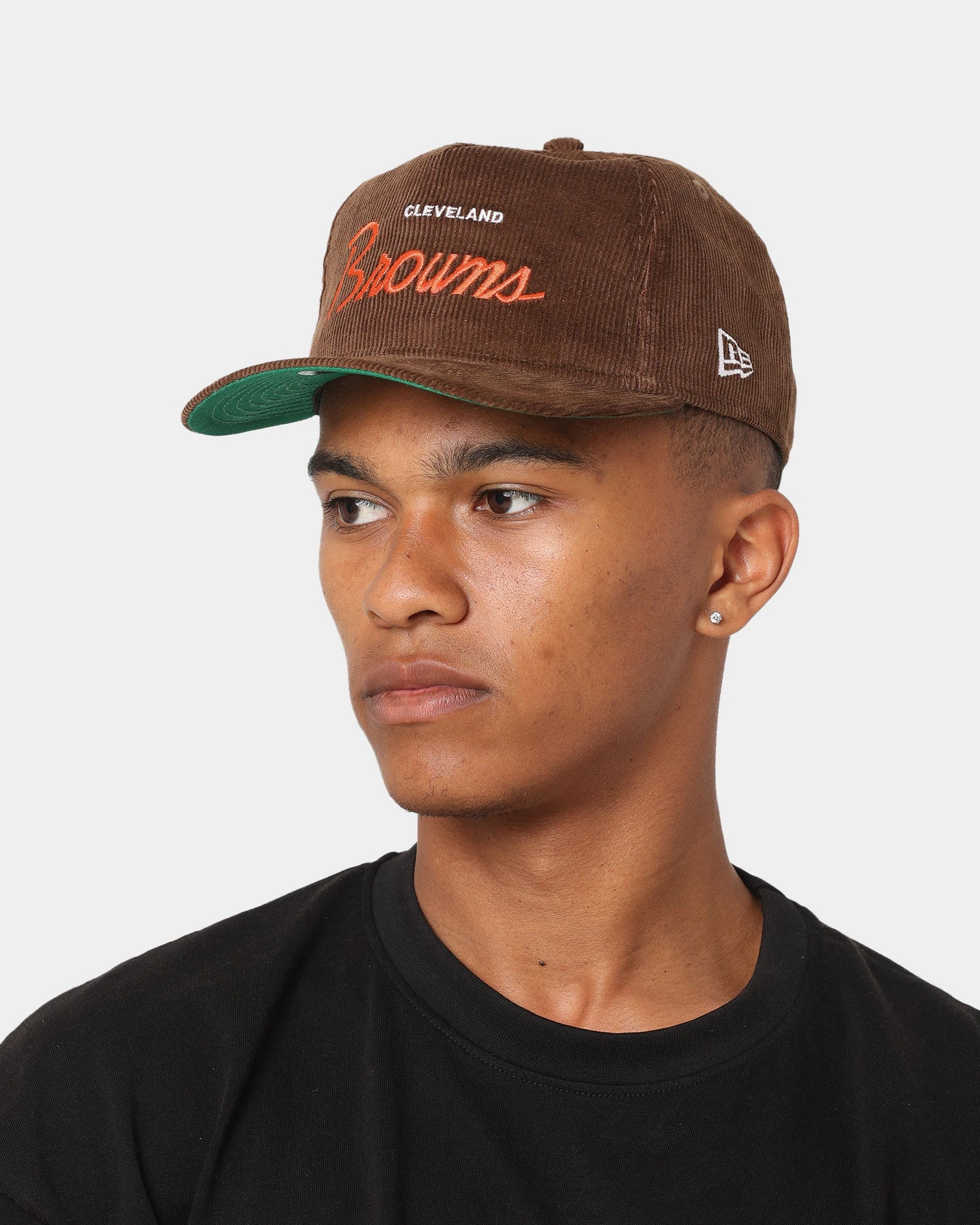 New Era Cleveland Browns 'OG Team Coloured Cord' Script Old Golfer Snapback Brown 10 New Era Cleveland Browns 'OG Team Coloured Cord' Script Old Golfer Snapback Brown - Image 8