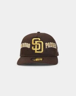 New Era San Diego Padres 'Shadow Team Logo' Old Golfer Snapback Original Team Colours