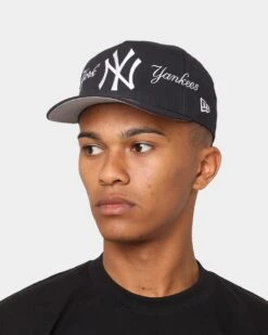 New Era New York Yankees 'Shadow Team Logo' Old Golfer Snapback Original Team Colours -Sportswear Women Store 196174173289 mens 0100