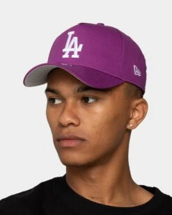 New Era Los Angeles Dodgers 'Orchid' 9FORTY A-Frame Snapback Orchid/White -Sportswear Women Store 196174910099 mens 0100