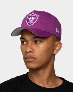 New Era Las Vegas Raiders 'Orchid' 9FORTY A-Frame Snapback Orchid/White -Sportswear Women Store 196174933616 mens 0100