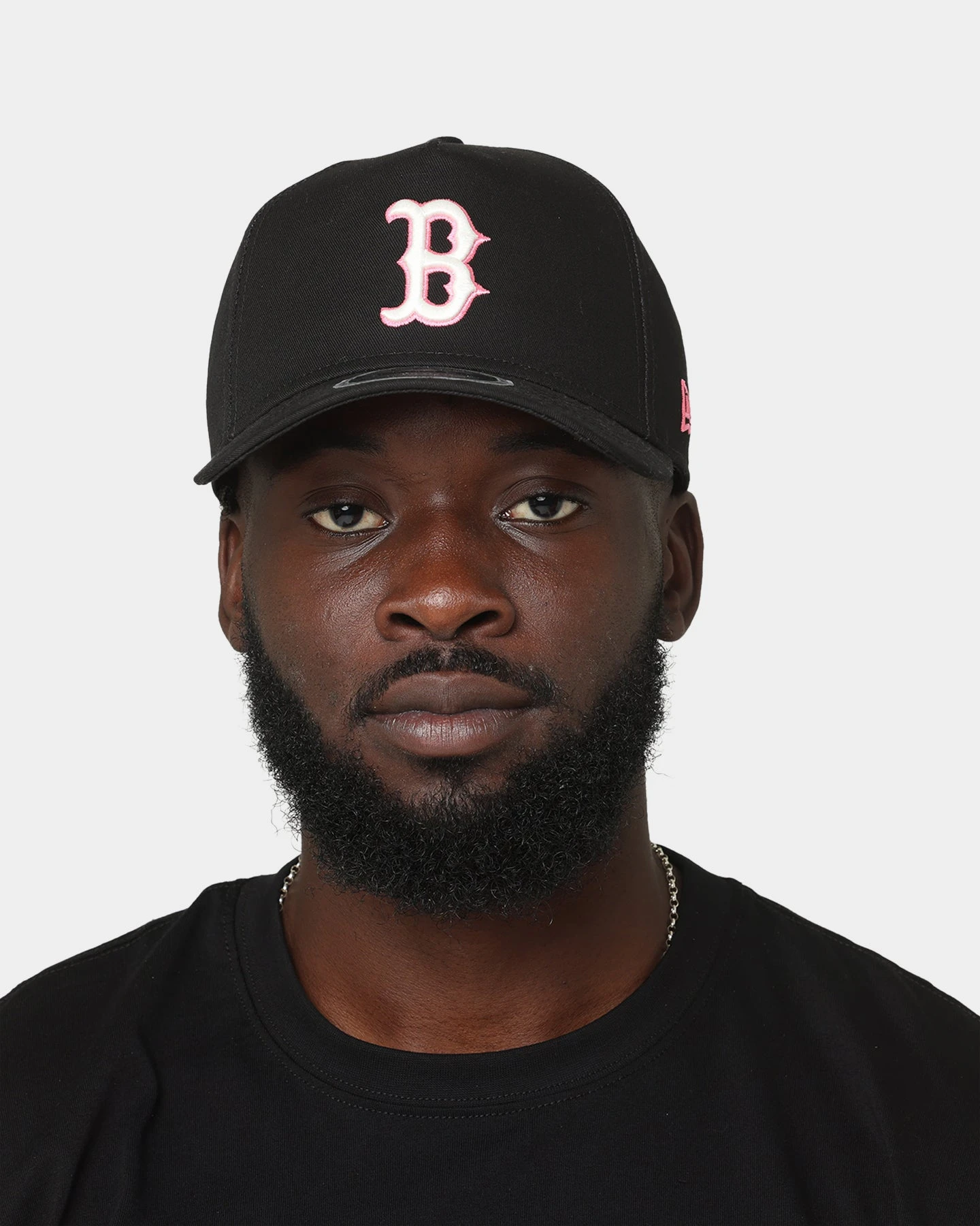 New Era Boston Red Sox Neon Pink 9FORTY A-Frame Snapback Black/Neon 10 New Era Boston Red Sox Neon Pink 9FORTY A-Frame Snapback Black/Neon - Image 8