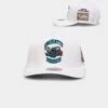 Mitchell & Ness Charlotte Hornets 'Hardwood Classics Patch' Classic Red Snapback Cream -Sportswear Women Store 196294228906 default 0010