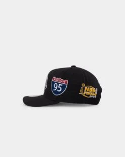 Mitchell & Ness Brooklyn Nets 'Highway' Pro Crown Snapback Black -Sportswear Women Store 196294364109 mens 0040