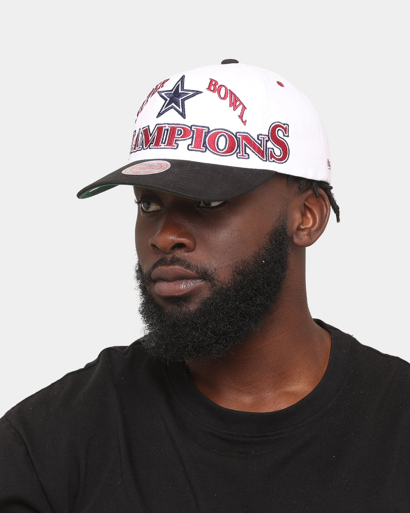 Mitchell & Ness Dallas Cowboys Super Bowl XXVII 'Dallas Cowboys Champs' Deadstock Snapback Vintage White 4 Mitchell & Ness Dallas Cowboys Super Bowl XXVII 'Dallas Cowboys Champs' Deadstock Snapback Vintage White - Image 2