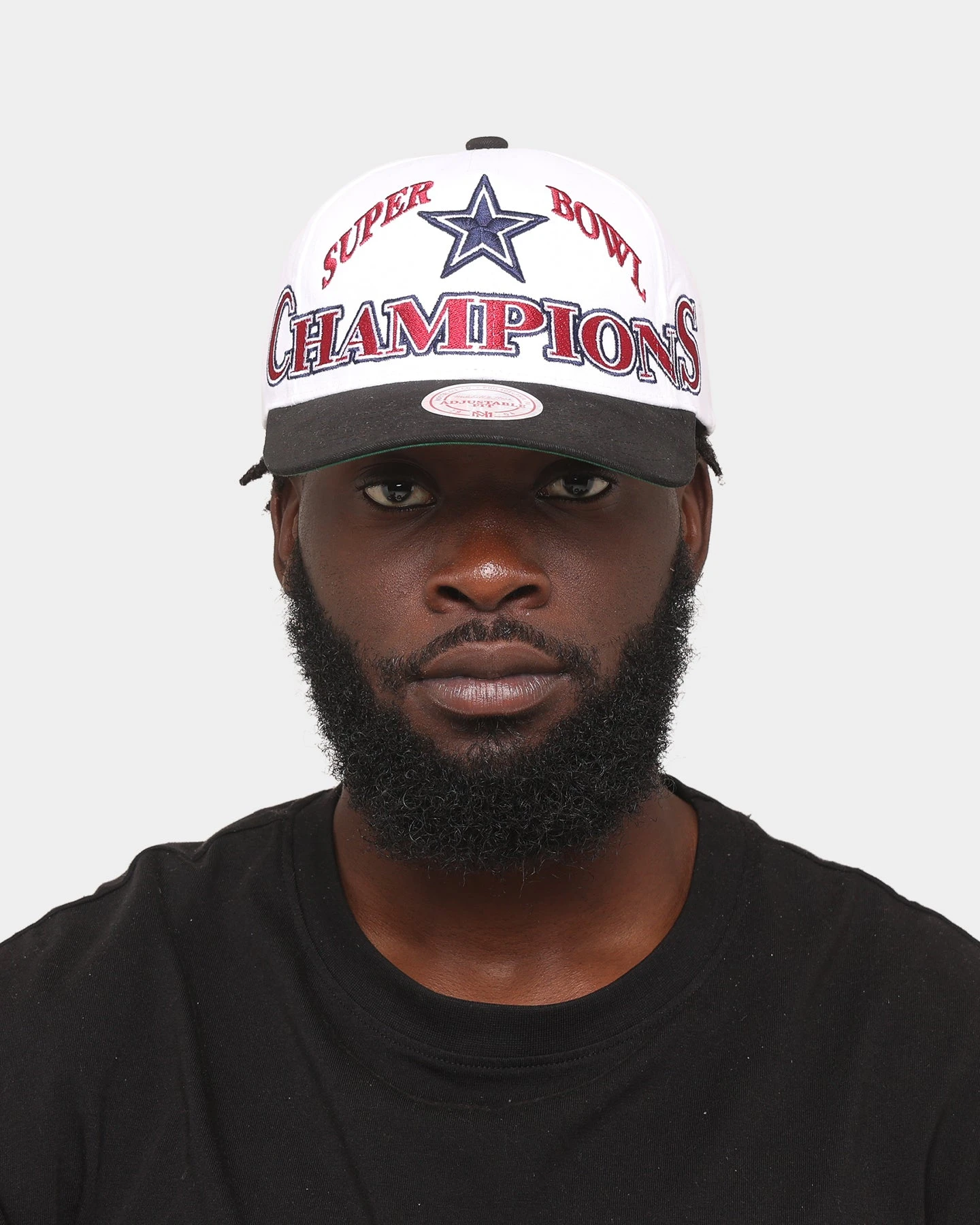 Mitchell & Ness Dallas Cowboys Super Bowl XXVII 'Dallas Cowboys Champs' Deadstock Snapback Vintage White 10 Mitchell & Ness Dallas Cowboys Super Bowl XXVII 'Dallas Cowboys Champs' Deadstock Snapback Vintage White - Image 8