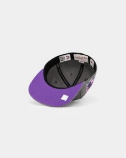 Mitchell & Ness Atlanta Hawks 'From Dusk' Fitted Grey -Sportswear Women Store 196294377536 default 0030