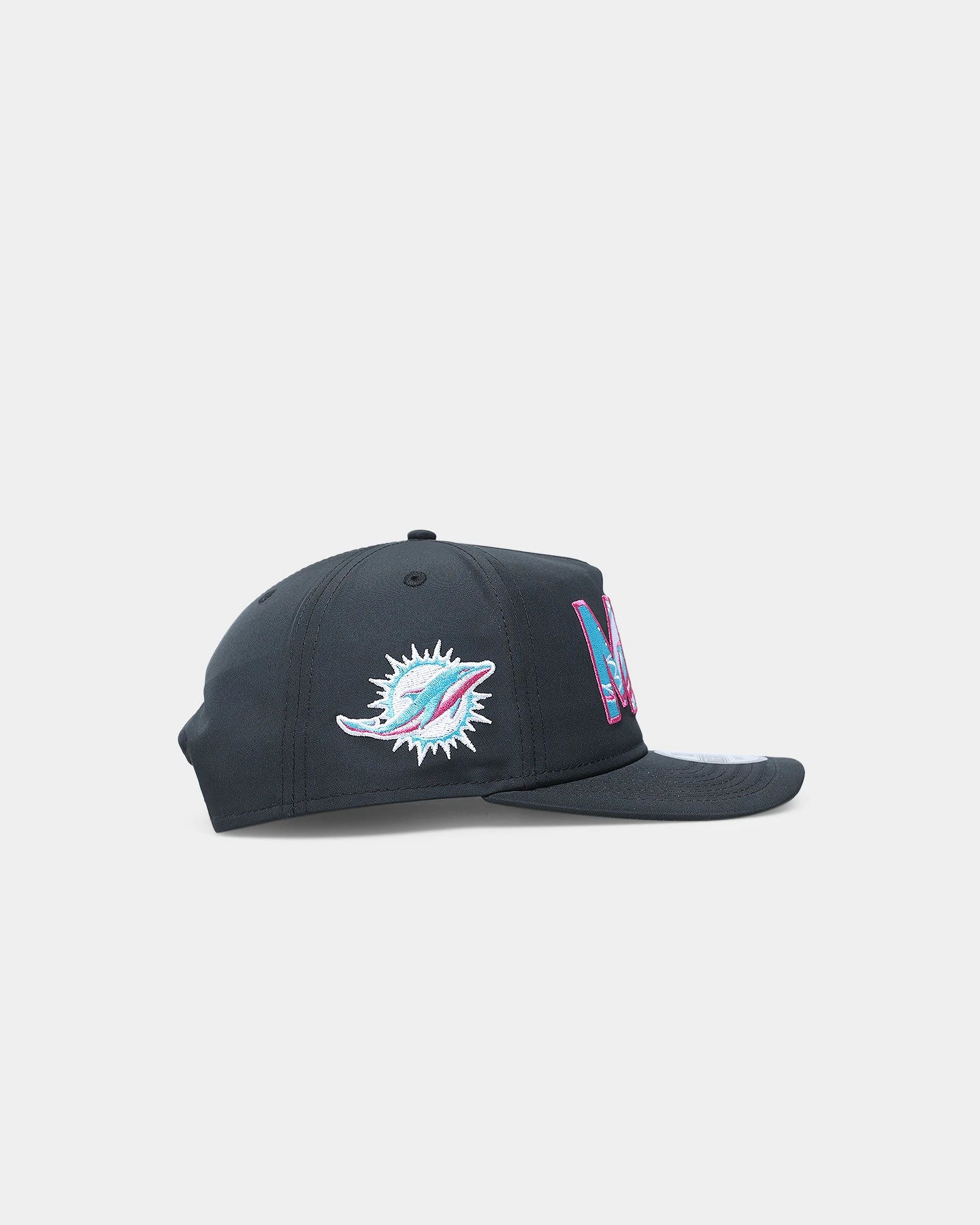 NEW ERA New York Miami Dolphins 'Neon Nights' Prolight Old Golfer Snapback Black/Neon 6 NEW ERA New York Miami Dolphins 'Neon Nights' Prolight Old Golfer Snapback Black/Neon - Image 4