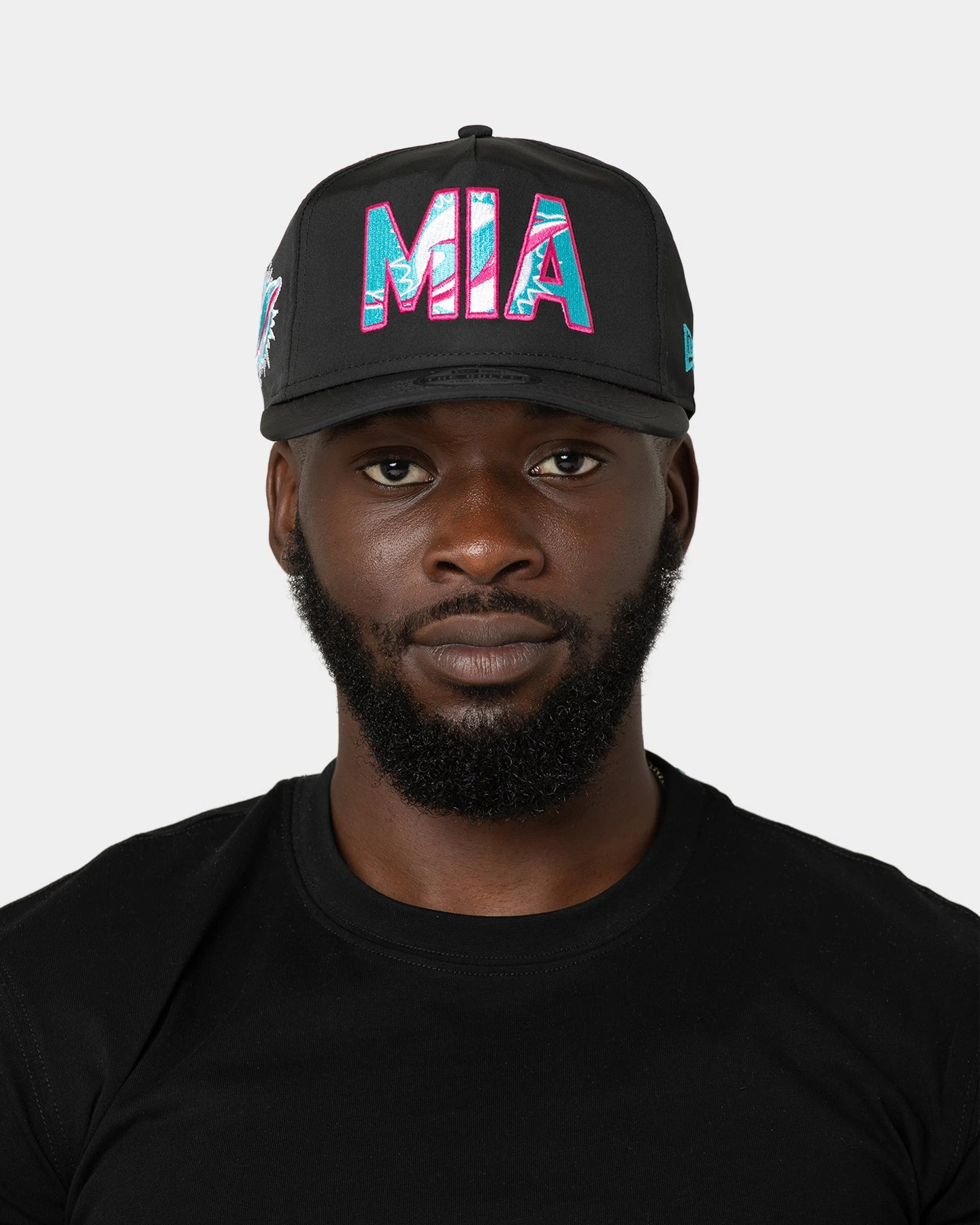 NEW ERA New York Miami Dolphins 'Neon Nights' Prolight Old Golfer Snapback Black/Neon 4 NEW ERA New York Miami Dolphins 'Neon Nights' Prolight Old Golfer Snapback Black/Neon - Image 2