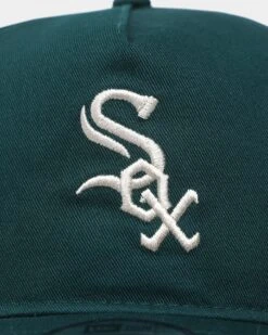 New Era Chicago White Sox 'Green & Cream' Old Golfer Snapback Dark Green -Sportswear Women Store 196312168924 default 0050